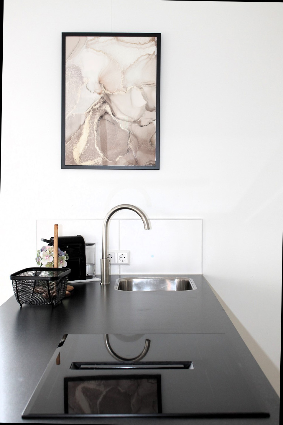 Detail van de keuken in Project Zaandam 44R